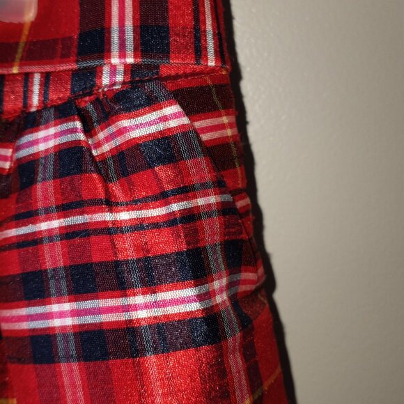 'Crown & Ivy' Taran Plaid Holiday Skirt 8 Fully Lined with Pockets EUC - Picture 12 of 13